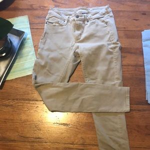 Skinny khaki jeans low waisted